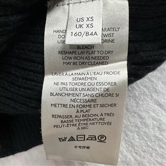 Free People Midi Dress Navy Blue Knit Button Up Ribbed XS - Picture 2 of 7